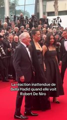 La réaction de Bella Hadid quand elle voit Robert De Niro