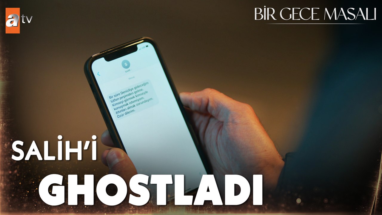 Sare, Salih'e veda mesajı atıp engelledi! - Bir Gece Masalı 32. Bölüm