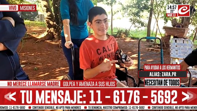 La gente llega para ayudar a los niños abandonados en Misiones