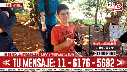 La gente llega para ayudar a los niños abandonados en Misiones