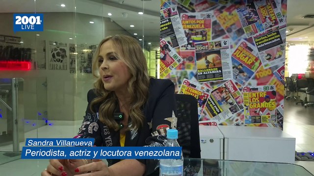 La periodista y animadora Sandra Villanueva da detalles de su próximo proyecto en las tablas