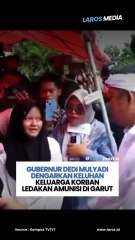 Gubernur Dedi Mulyadi Dengarkan Keluhan Keluarga Korban Ledakan Amunisi di Garut