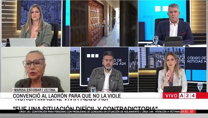 A24.com - 🔴 CONVENCIÓ AL LADRÓN PARA QUE NO ABUSE DE ELLA  ''Nunca imaginé vivi...