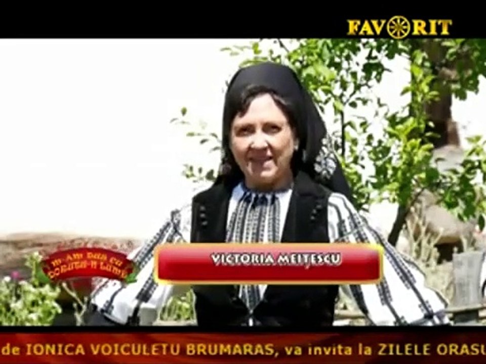 Victoria Meitescu - Socacita, socacita (M-am dus cu dorutu-n lume - Favorit TV - 17.07.2017)