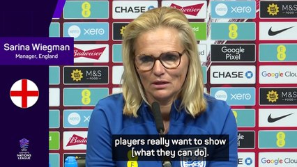 Wiegman welcomes selection headaches after naming 27-player Lionesses squad