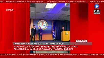 Fiscalía de EU da conferencia sobre investigaciones al cártel de Sinaloa