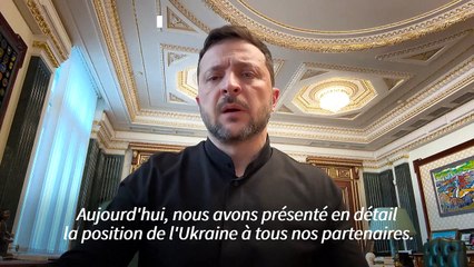 "C'est avec Poutine que les négociations doivent avoir lieu" dit Zelensky