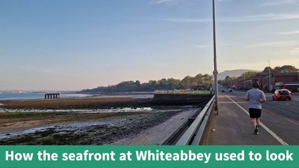 New seafront barrier at Whiteabbey sparks complaints