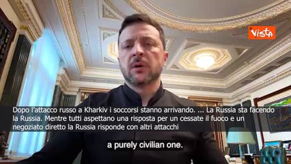 Zelensky: La Russia parla spesso di negoziazioni ma quando arriva il momento si nasconde