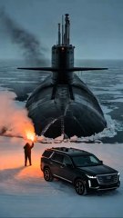 Submarine Crashes Through Ice Near Cadillac in Arctic Showdown!"