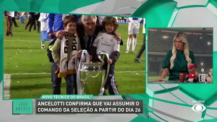 Debate Jogo Aberto: Torcida terá mais paciência com Ancelotti na Seleção Brasileira?