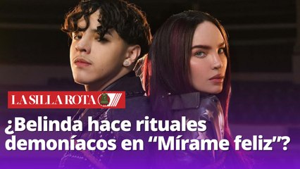 Belinda desata polémica por supuesto simbolismo satánico en su nuevo video con Xavi