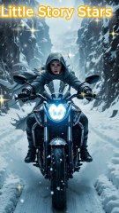 Heavy Bike Ride in Snow