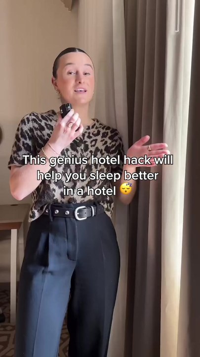 This Genius Hack Will Help You Sleep Better in Hotels
