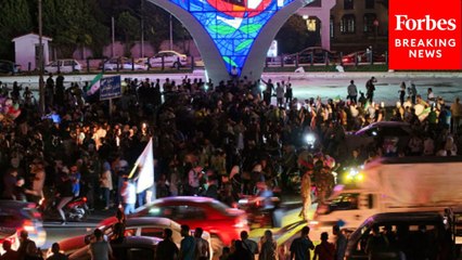 Syrians Celebrate In The Street After Trump Announces Plan To Lift Sanctions On Country
