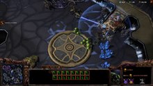 [SC2]No.0381--Great ZERG Player vs Hard-Level PROTOSS Full-Rush A.I, LOSS[Baneling Bust].CUT.01'52-12'06