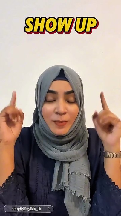 20.Phrasal Verbs for Day to day conversation 1. Show up - Arrive unexpectedly 2. Turn down - Reject 3. Turn up - Increase the volume 4. Put up - Tolerate   Follow @simplyenglish_lk for more lessons[Englis