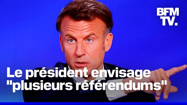 Référendums, ArcelorMittal, Gaza... les réactions politiques après l'interview d'Emmanuel Macron