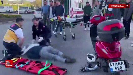 Zonguldak'ta satışa çıkardığı motosikletiyle kaza yapan sürücü öldü