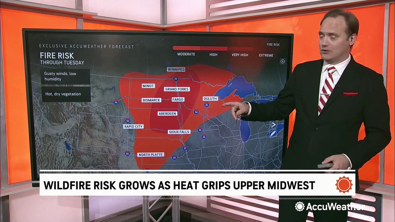 Wildfires burn thousands of acres in Minnesota amid dangerous heat in the Upper Midwest
