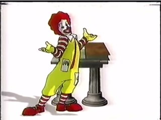 PBS Kids - McDonald’s - Ronald Open a Book (1999) AD Funding (HQ VHS Capture)
