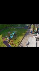 Cycle Falls Sideways and Breaks Tabletop Glass