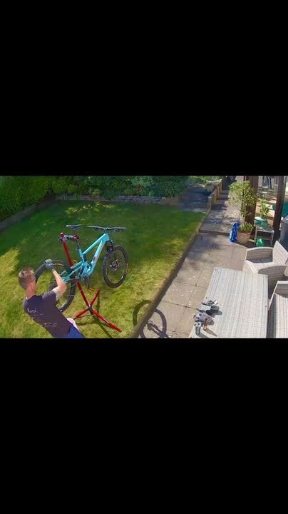 Cycle Falls Sideways and Breaks Tabletop Glass