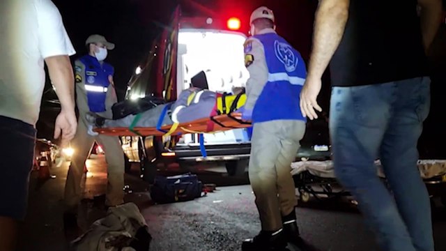 Motociclista fica ferido em acidente de trânsito na Avenida das Pombas