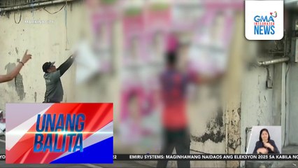 Campaign materials sa mga kalsada, tinatanggal na ng mga LGU at barangay | Unang Balita