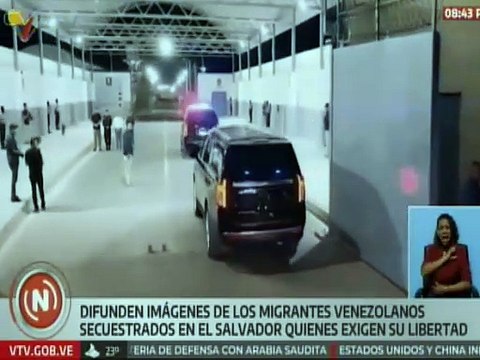 Difunden imágenes de los migrantes venezolanos secuestrados en Cecot