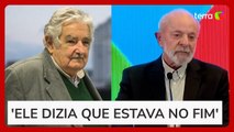 'Eu tinha certeza que era a última vez que iria vê-lo com vida', diz Lula sobre morte de Pepe Mujica