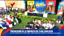 Jefe de Estado lidera presentación de propuestas del Plan Legislativo de los candidatos del GPPSB