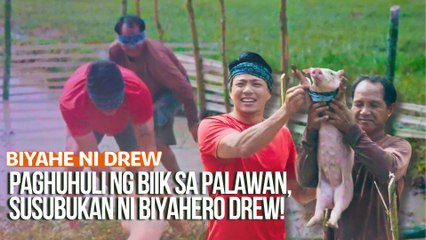 Paghuhuli ng biik sa Palawan, susubukan ni Biyahero Drew! | Biyahe ni Drew