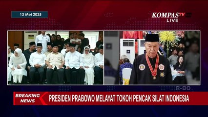 Melayat ke Rumah Duka, Prabowo Berdoa Depan Jenazah Tokoh Pencak Silat Eddie Nalapraya