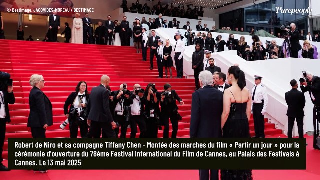Robert de Niro honoré au Festival de Cannes, l'acteur de 81 ans emmène sa fille de 2 ans (Gia) sur le tapis rouge