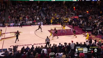 Haliburton waves goodbye to the Cavs