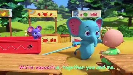 Opposites Song (Animal Version) _ CoComelon Nursery Rhymes & Kids Songs