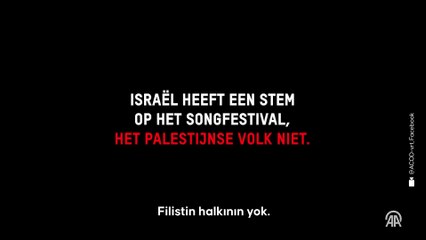 Eurovision'da İsrail'e karşı kampanya: 'Filistin için Ses Ver'