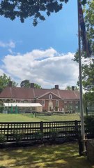 Lancaster bomber flies over Amesbury School to honour Dambuster hero