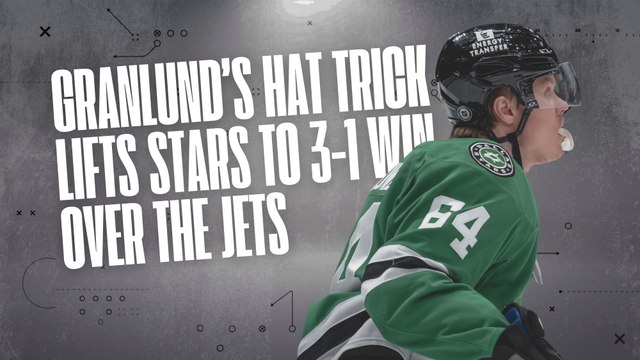 NHL PLAYOFF FINAL: Granlund’s Hat Trick Lifts Stars to 3-1 Series Lead Over Jets