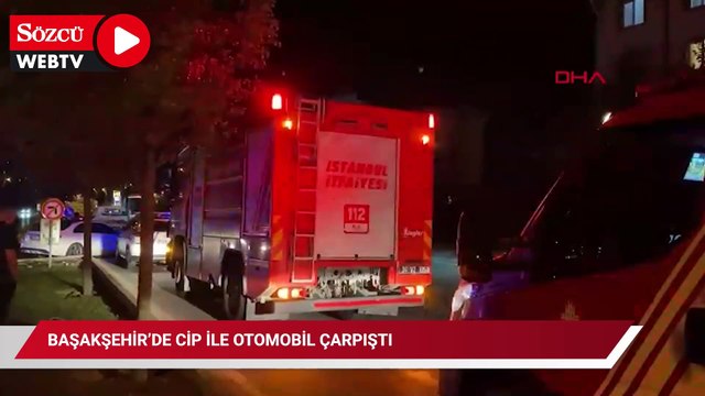 Başakşehir’de cip ile otomobil çarpıştı: 5 yaralı