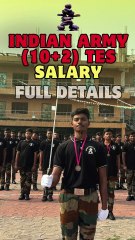 Indian Army (10+2) TES Salary #trendingshorts #viralshort #nda #army