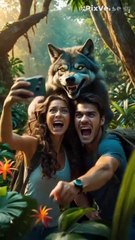 Lion Came Out of Nowhere! Family in Danger! #shorts #animalattack #wildescape