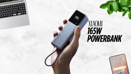 Xiaomi 165W : Cette Batterie Externe est PAS CHER, PRATIQUE et RAPIDE - TEST