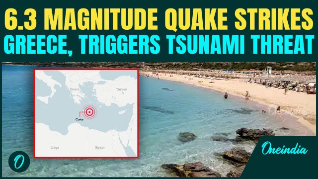 Greece Earthquake BREAKING: 6.3 Magnitude Quake Shakes Greece, Turkey, Egypt; Tsunami Warning Issued