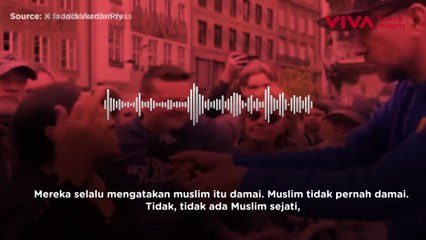 WNI Provokasi Dunia: Muslim Indonesia Tak Pernah Damai