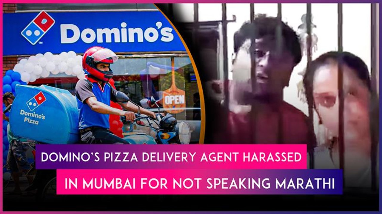 ‘Speak Marathi Or Won’t Pay’: Mumbai Couple Harasses Domino’s Pizza  Delivery Agent, Video Goes Viral