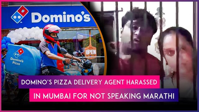 ‘Speak Marathi Or Won’t Pay’: Mumbai Couple Harasses Domino’s Pizza Delivery Agent, Video Goes Viral