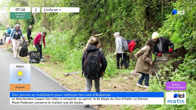 Opération ramassage de mégots à Aubenas