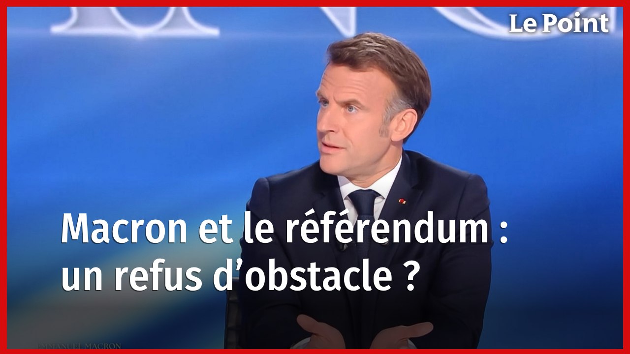 Macron et le référendum : un refus d’obstacle ?